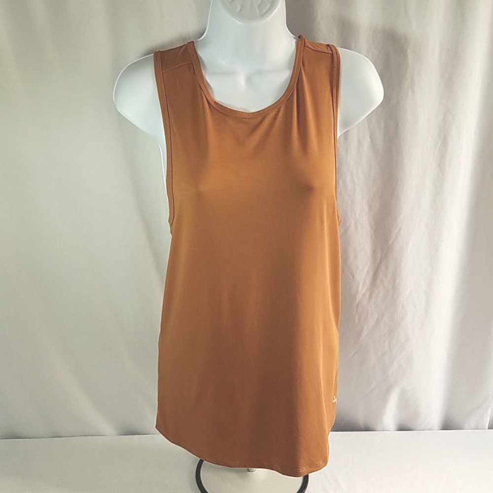 JoyLab Tie-Back Active Tank Top Glazed Ginger Size XS